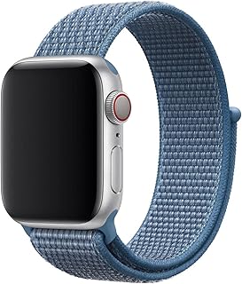 أوستيك نايلون خفيف ومريح لساعات ابل SE مقاس 44mm من سمارت ستاف - أزرق، للجنسين عدد 1