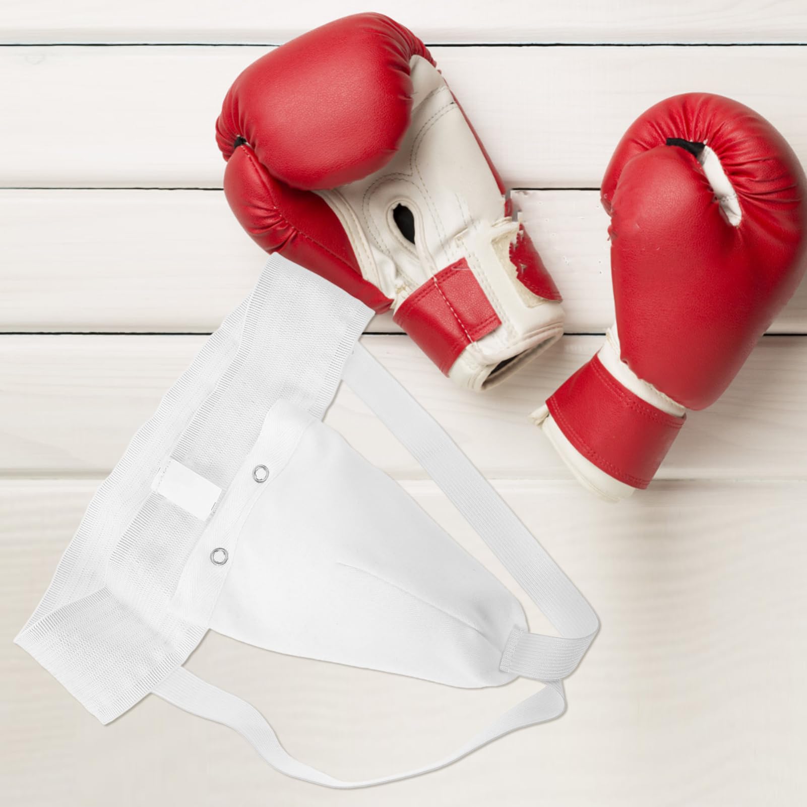 SUPVOX Pantaloni Inguinali Protezione Inguinale Resistente All'usura Protezione Inguinale Professionale Protezione Inguinale Per Pugilato Della Guardia Inguinale Bianca Emulsione