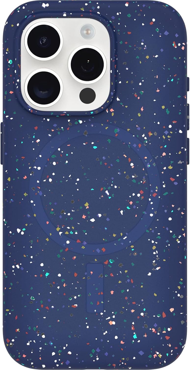 OtterBox Core Series for MagSafe for iPhone 15 Pro - Blueberry Pie Blue, Sleek Rubber Design, Smooth Finish, Camera Bumpers, and Protective Screen Lip