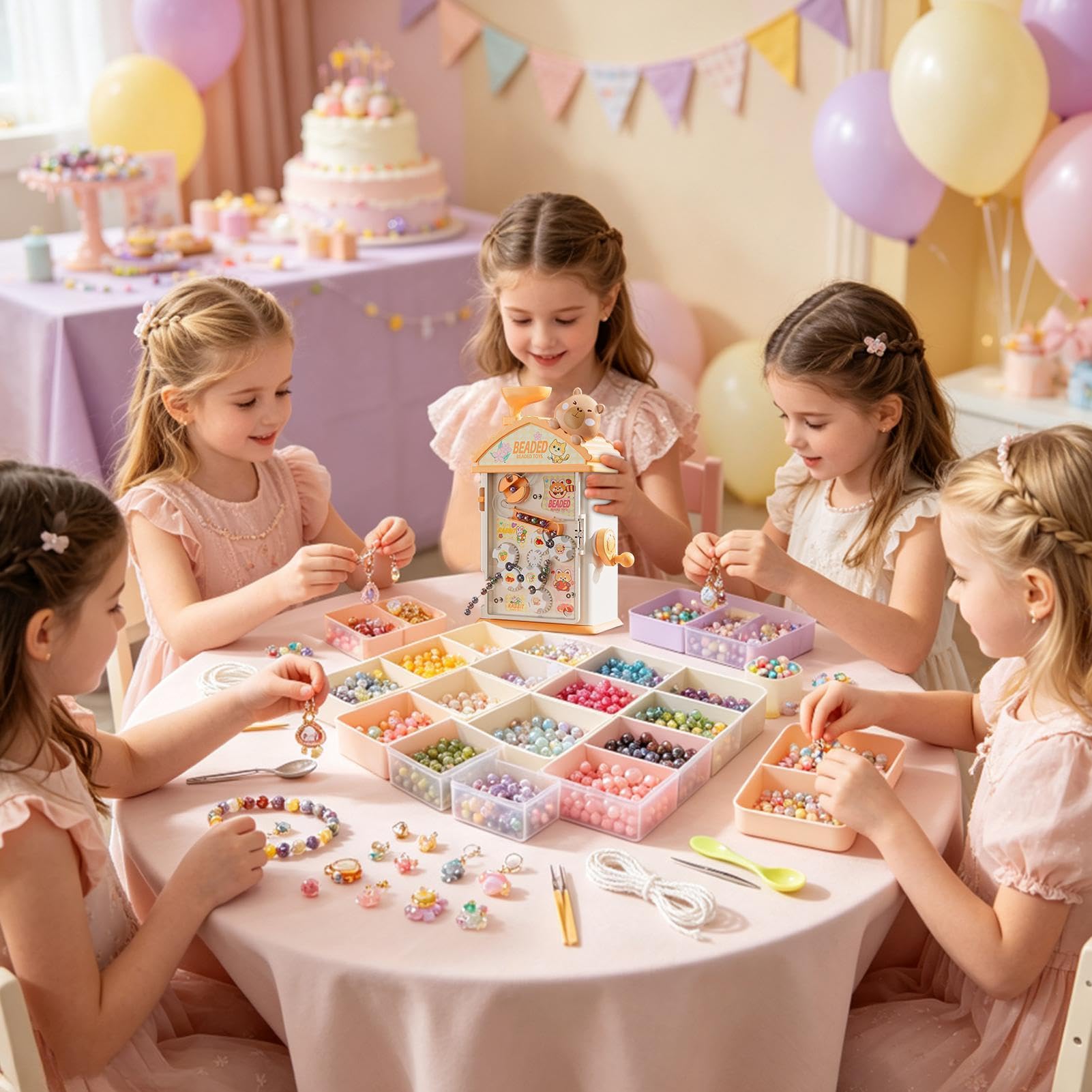 de creación de joyas para niñas, artesanías hechas a mano
