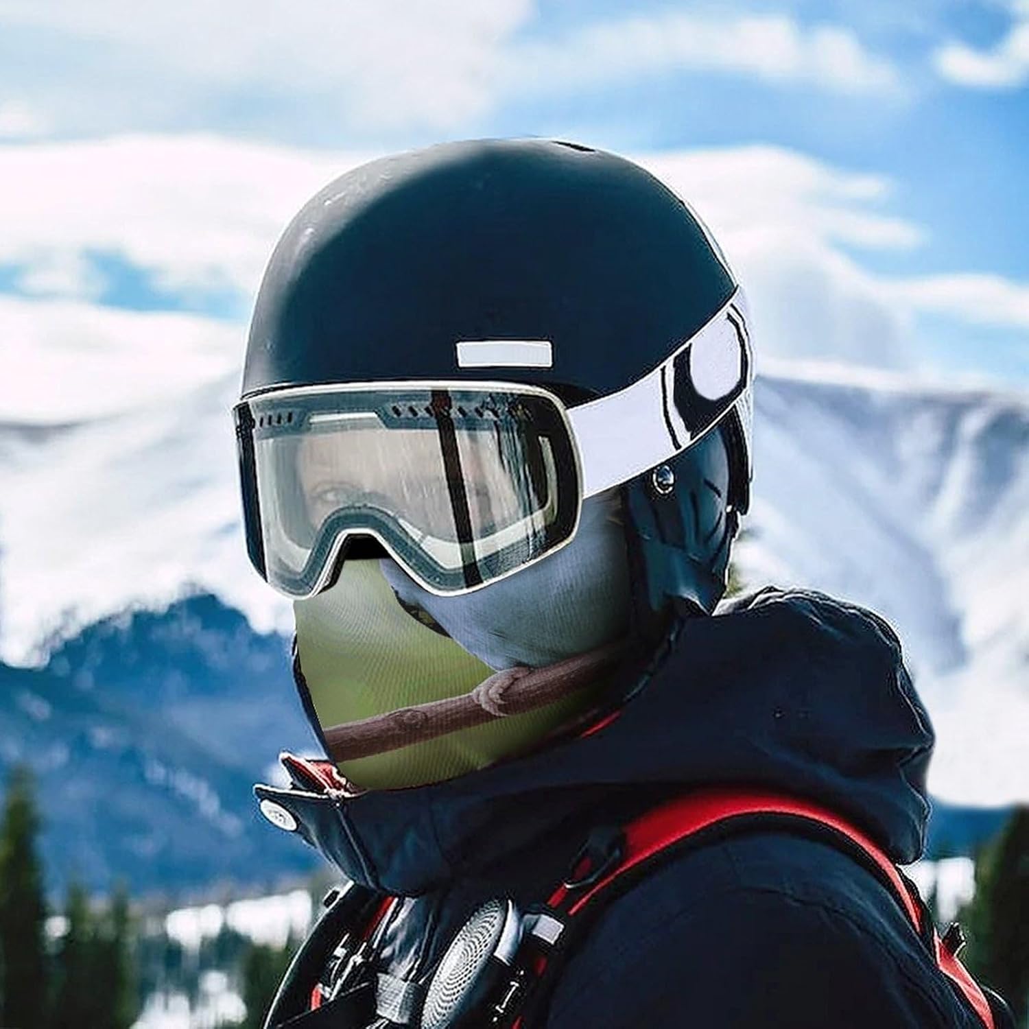 Balaclava Face Mask for Men Women Sun Protection Full Face Cover | Breathable Blue And Green Parakeets Full Face Mask Windproof Ski Mask Motorcycle Helmet Lining for Outdoor Sport Cycling