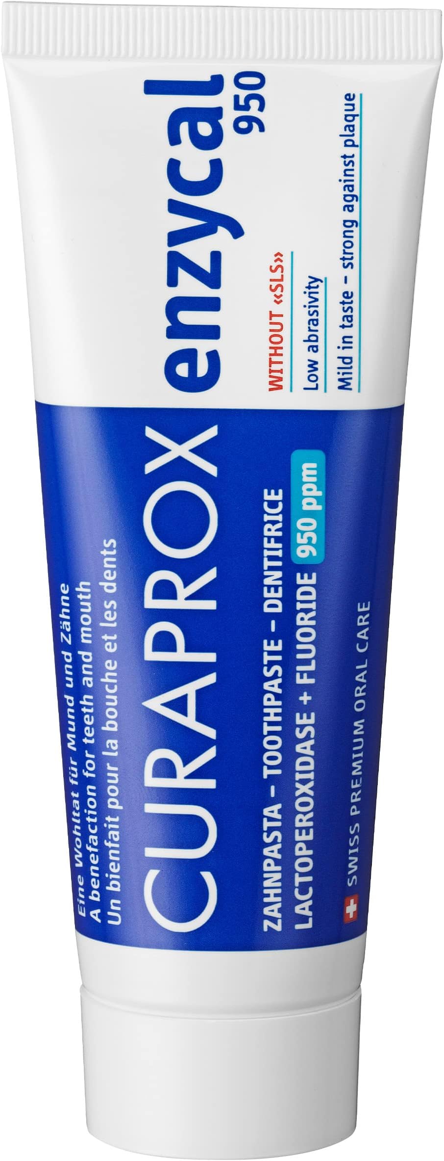 Curaprox Enzycal 950 Toothpaste , 75ml, Made in Switzerland