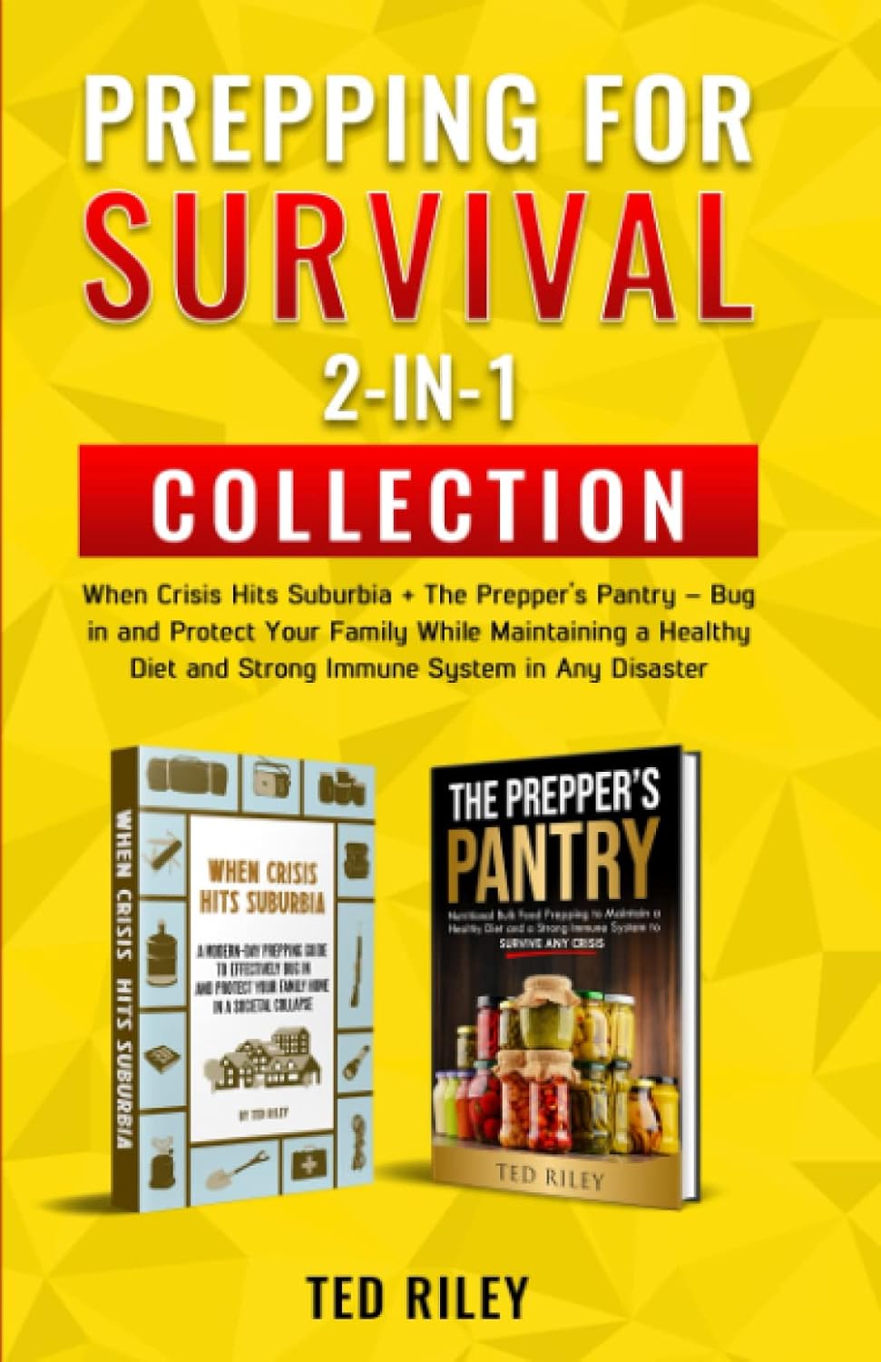 Prepping for Survival 2-In-1 Collection: When Crisis Hits Suburbia + The Prepper’s Pantry – Bug in and Protect Your Family While Maintaining a Healthy Diet and Strong Immune System in Any Disaster      Paperback – January 28, 2022
