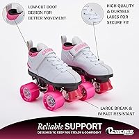 Vista 3 de Chicago Skates Bullet Speed Quad Roller Skates – Durable, Top Performance Indoor/Outdoor Youth Skate Shoes for Women & Men Beginner 62mm Urethane