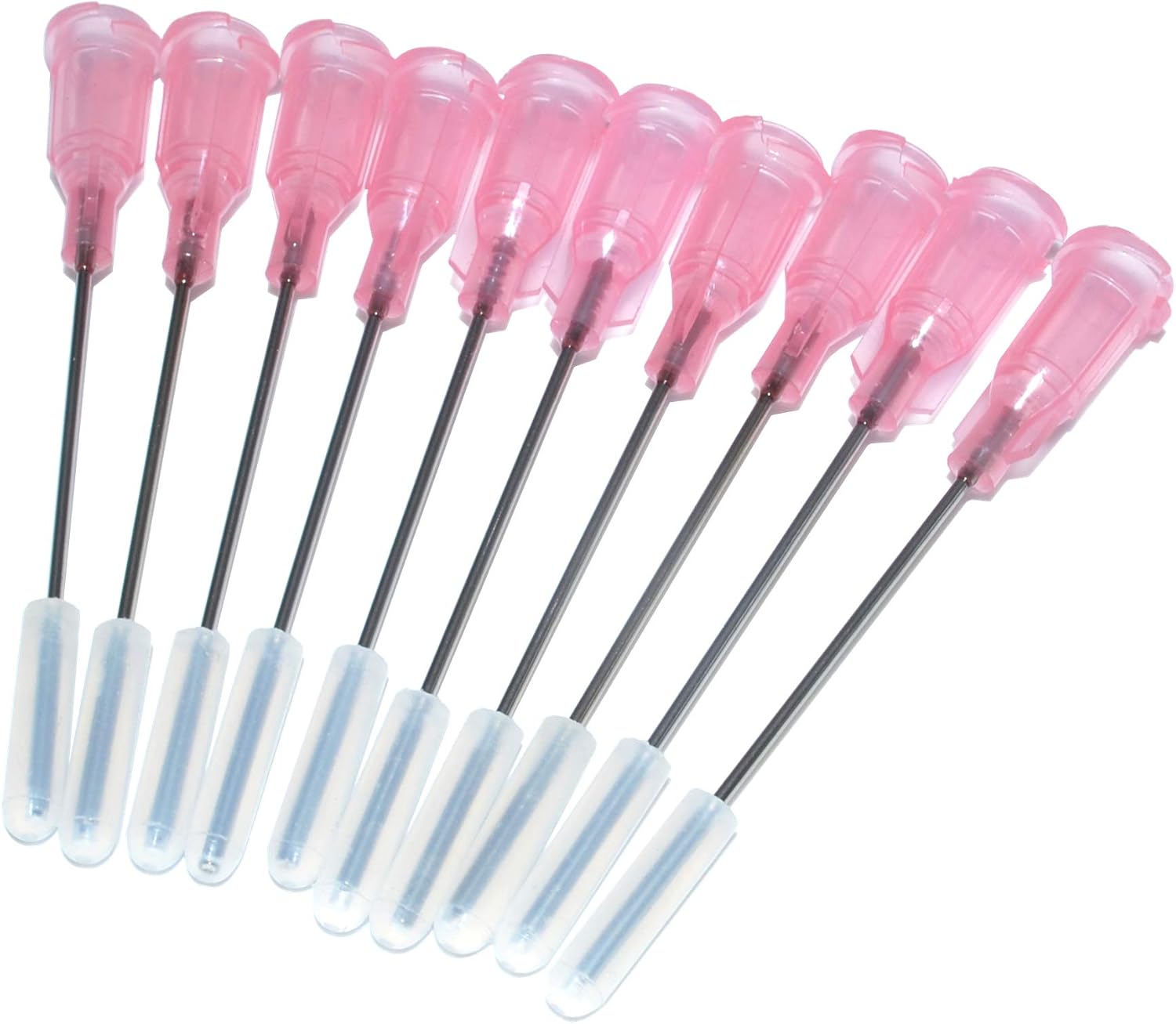 3ml Syringes 20Ga 1.5 Inch Blunt Tip Needle Storage Caps - Glue Applicator, DIY.Industrial Grade Syringe (Pack of 10)