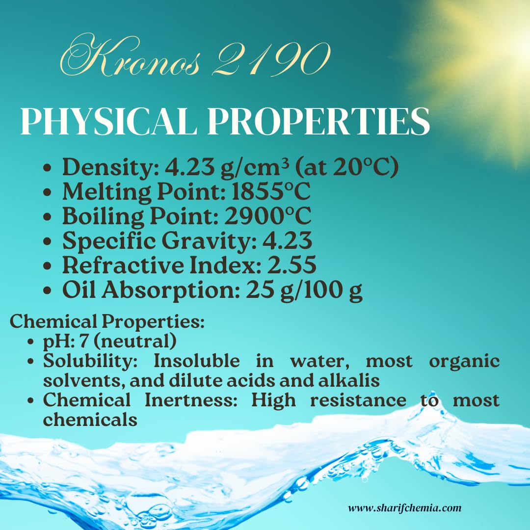 Titanium Dioxide TiO2 - 3 Pound Lab Chemical 99% Pure White Pigment Kronos 1000 10 thumbnail image