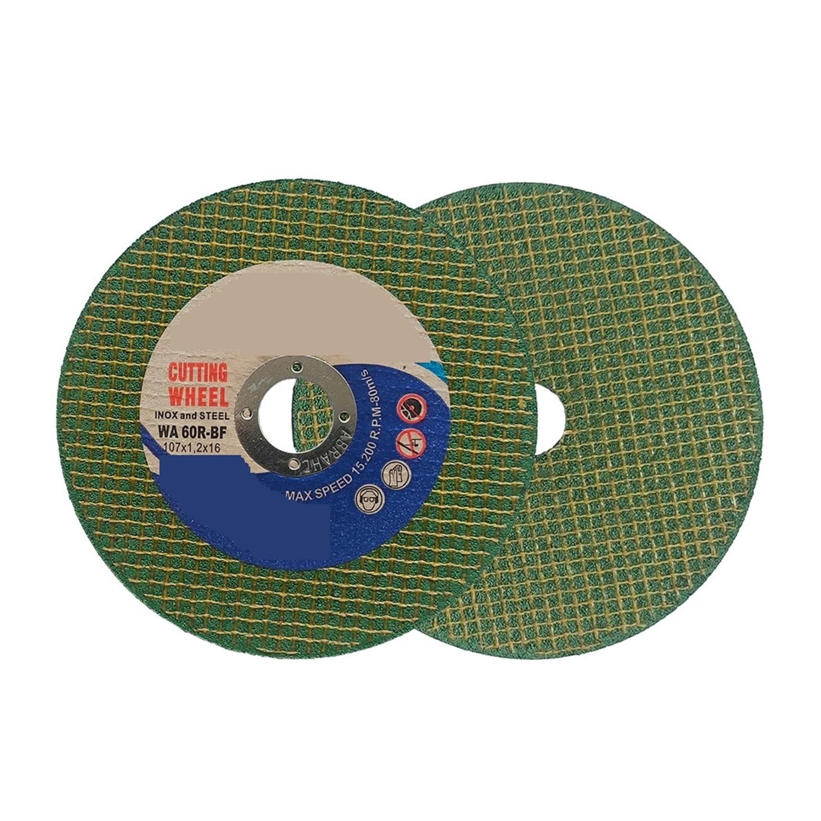 Tarcza tnąca 107 x 1,2 x 16 mm, metalowa tarcza tnąca, żywiczna tarcza szlifierska do cięcia stali nierdzewnej i żelaza, szlifierki kątowej, ostrza tnące (25 szt.)