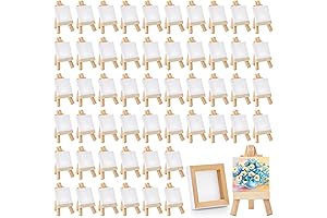 Canvas Wonder for Budding Artists: Mini Canvas 2x2" Pack of 50