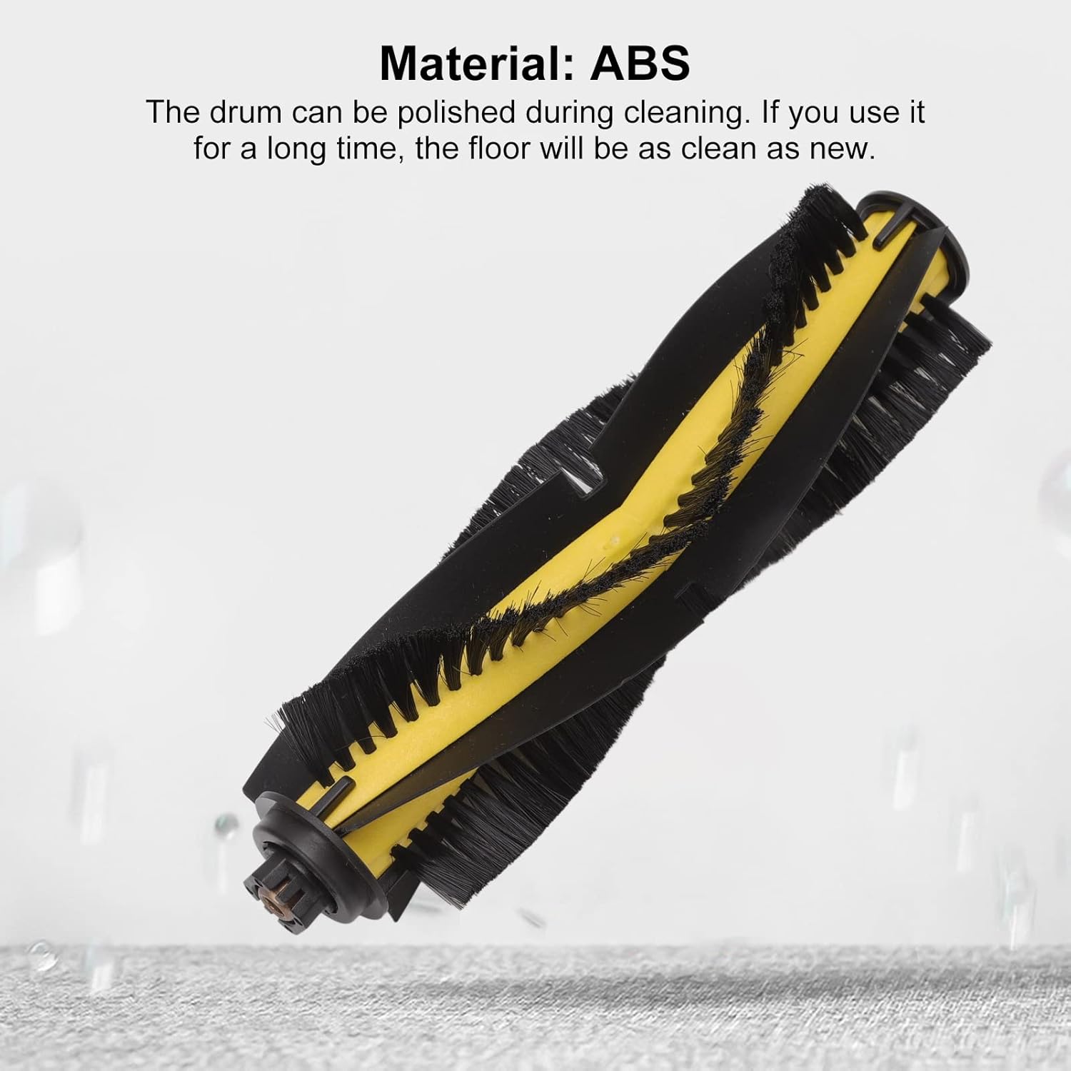 Sweeping Machine Brush Roller ABS Multifunction Yellow and Black Sweeper Main Brush Efficient Cleaning for ILIFEV7 V7s V7spro