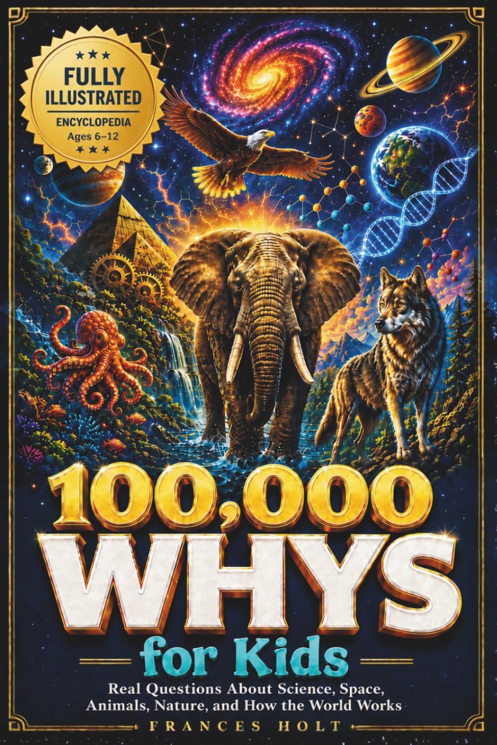 100,000 Whys for Kids: Real Questions About Science, Space, Animals, Nature, and How the World Works. The Fully Illustrated Encyclopedia for Ages 6–12
