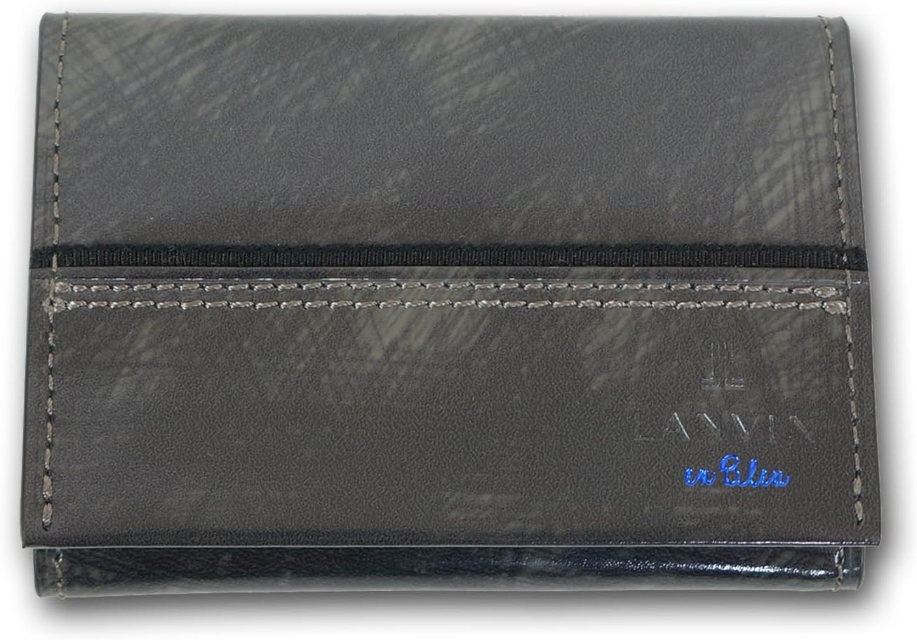 ランバンオンブルー)LANVIN en Bleu 牛革 安い 小銭入れ ダークグレー コインケース