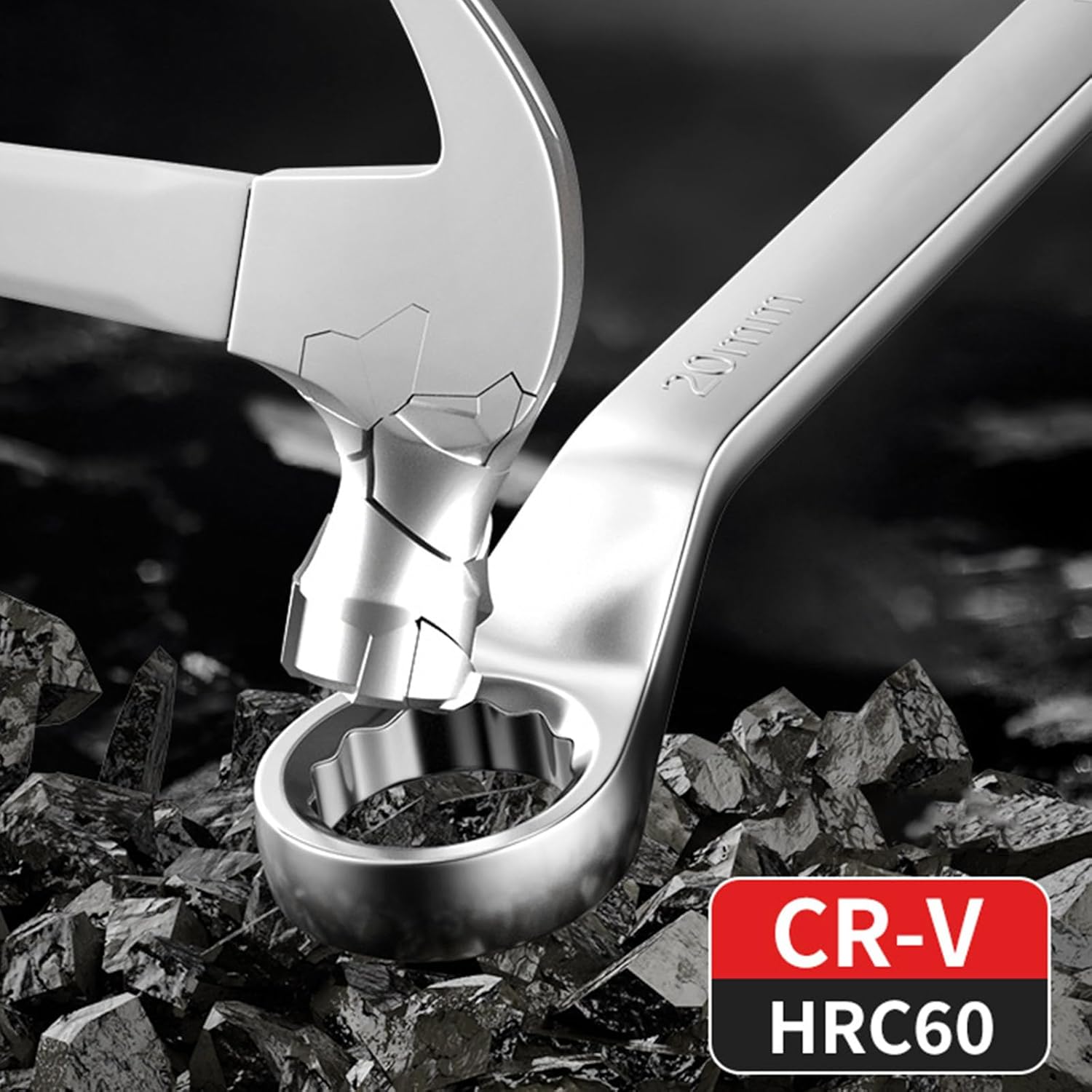 家庭用 12 点オフセットスパナダブルボックスエンドダブルヘッドレンチワークショップツールダブルオフセットボックスエンドレンチ 10