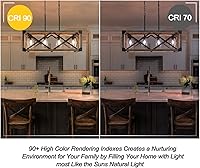 Vista 3 de E26 LED Light Bulb 4W,Equivalent 40W,E26 Tubular Light Bulb Non Dimmable Daylight 4000K,Antique Clear Edison Filament Bulb,Pack of 6