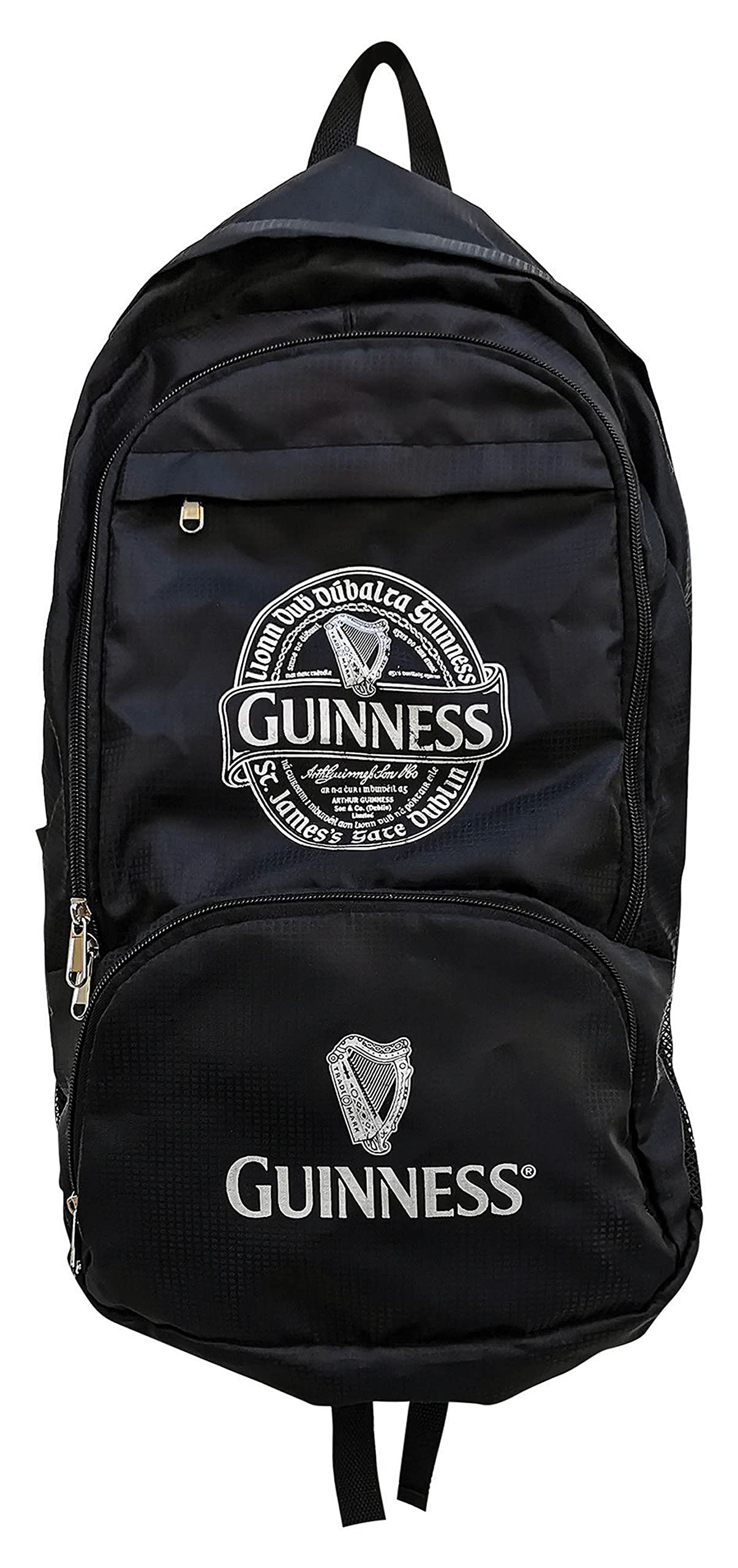 Guinness Fold Up Backpack - St Jamses Gate Design