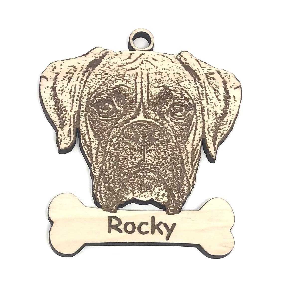 Personalized Boxer Ornament Boxer Christmas Ornament