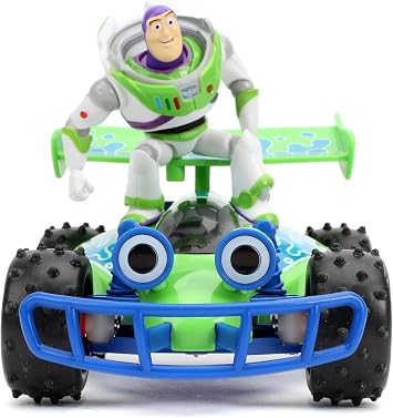 Jada Toy Story Turbo Buggy RC Buzz Lightyear 1 24 Scale Remote Control Car with Turbo Boost 2.4GHz USB Rechargeable Toys