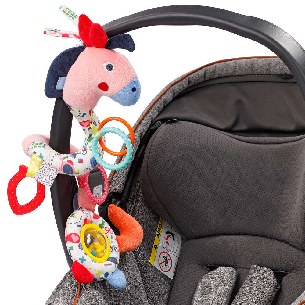 Spiralspielzeug Für Kinderwagen – 28x25 Cm, Mit Quietscheffekt, Für Babys Ab 0 Monaten
