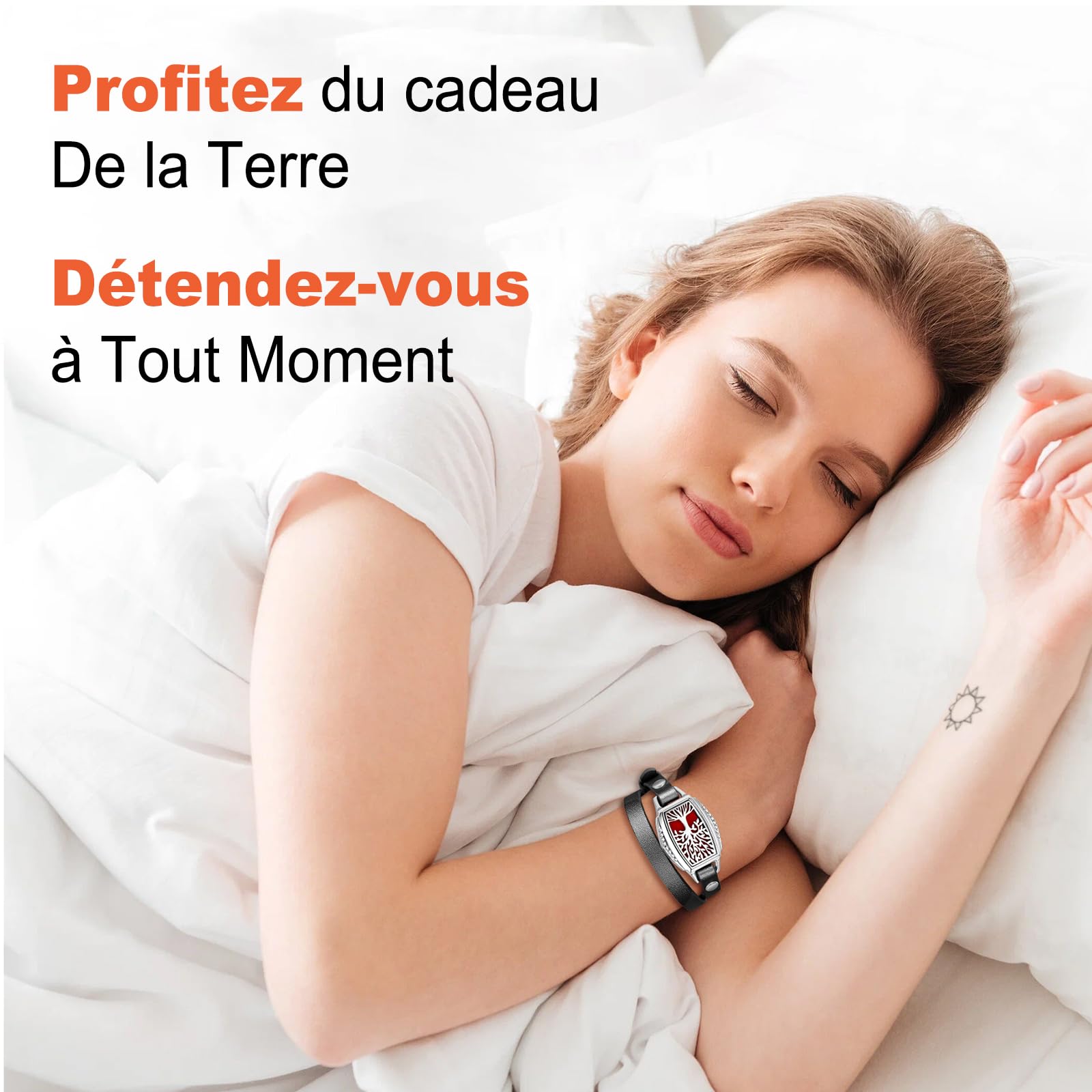 Bracelet D'aromathérapie Arbre De Vie, Médaillon Ouvert, Diffuseur D'huile Essentielle, Chaîne Réglable Avec 10 Tampons