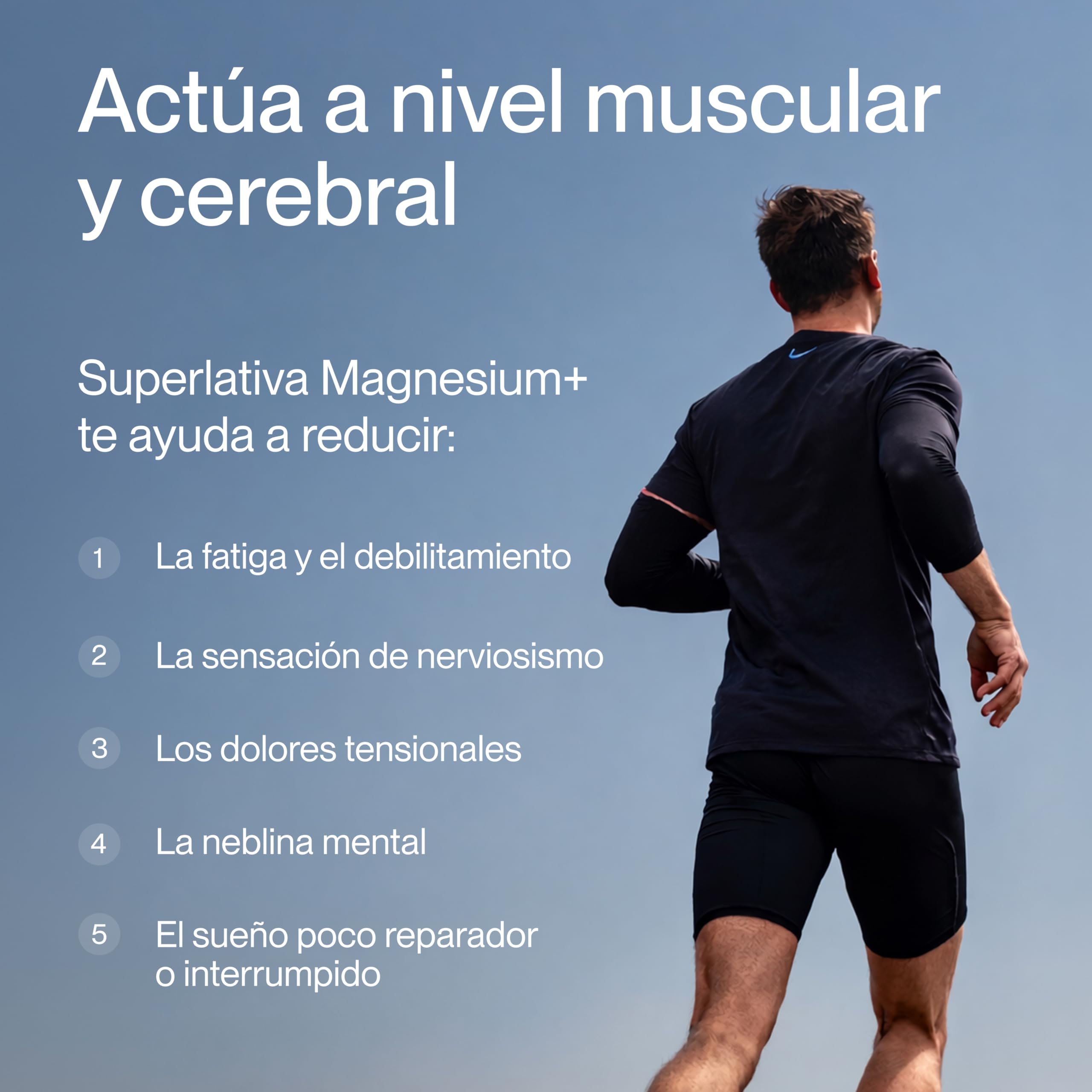 Magnesio Bisglicinato + ATAMg® Patentado – Alta Biodisponibilidad – Relajación Muscular y Mental – Reduce Cansancio y Fatiga – Sistema Nervioso – 60 Cápsulas Veganas | Superlativa Magnesium+ — view 5
