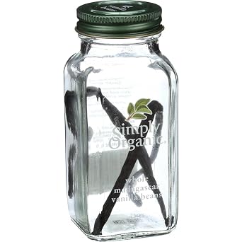 Simply Organic Whole Madagascar Vanilla Beans ORGANIC 2 beans Bottle