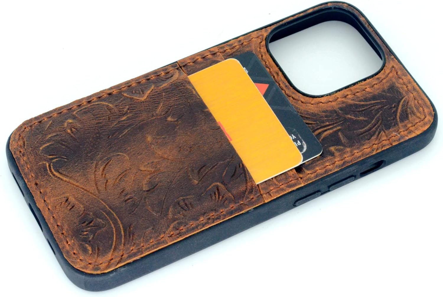JJNUSA Compatible with iPhone 17 Pro Max / 17 air / 15 pro / 14 pro max / 13/17 pro 16 16e Leather Wallet Back Cover Case