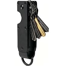Compact Metal Key Organizer Minimalist Key Holder Secures 1-5 Keys