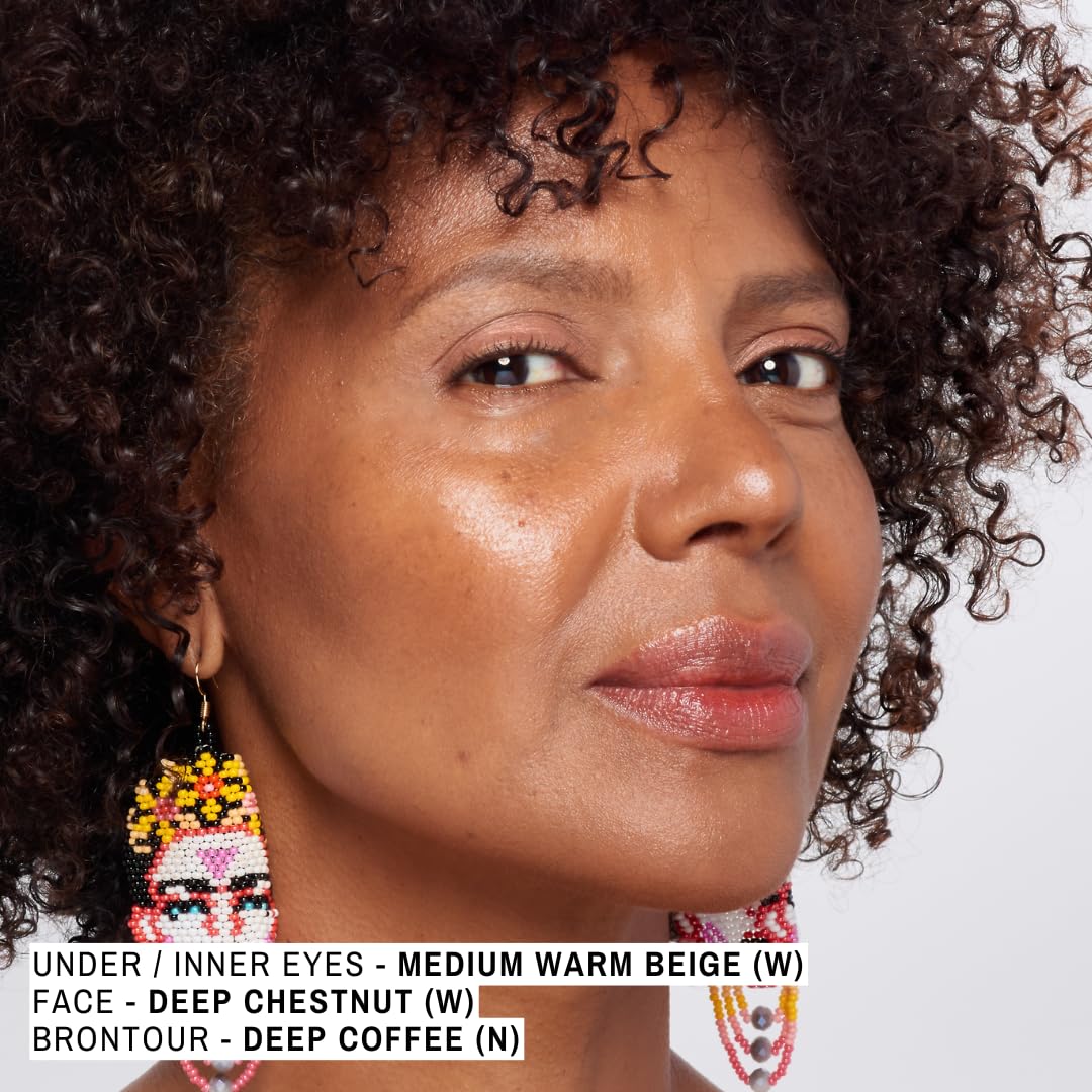 Maxine's Revenge FRENCH FACE Concealer Concentrate | Hydrate and Blur | Conceal, Highlight and Brontour with Lightweight Full-Coverage DEEP CHESTNUT - Image 5