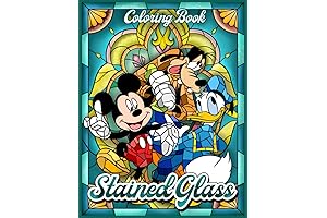 Stained Glass: Coloring Book - The Perfect Way for Adults to Relax...
