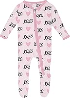 Vista 70 de KicKee Baby & Toddler - Pijama de viscosa ultrasuave de bambú con patas abatibles y puños