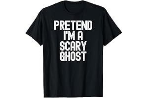 Pretend I'm a Scary Ghost Halloween Costume T-Shirt for Boys