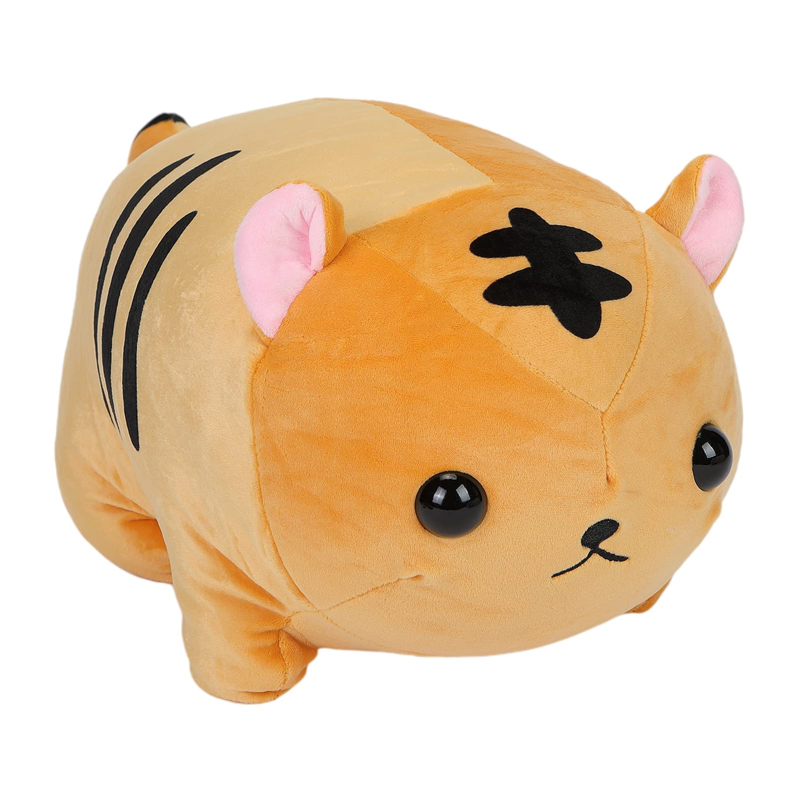 Super Soft Tiger Plush Hugging Pillow, Cute Tiger Stuffed Animal, Chubby Tiger Plushie Christmas Birthday Gifts for Boys Girls Kids Toddlers Children, Wildlife Stuffed Tiger Plush Decor, 15.7"