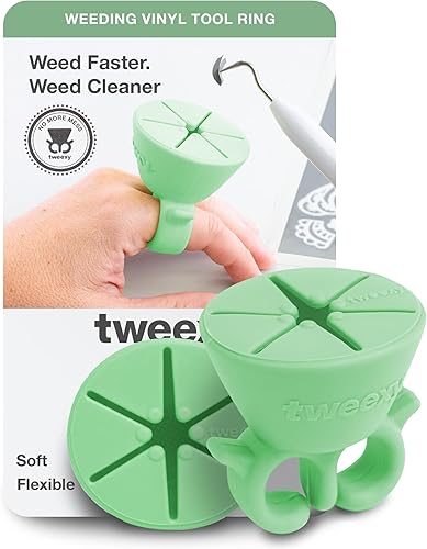 Miniatura 6 de tweexy Anillo colector de desechos de vinilo para manualidades Herramientas de deshierbe para transferencia de calor de vinilo, manualidades HTV