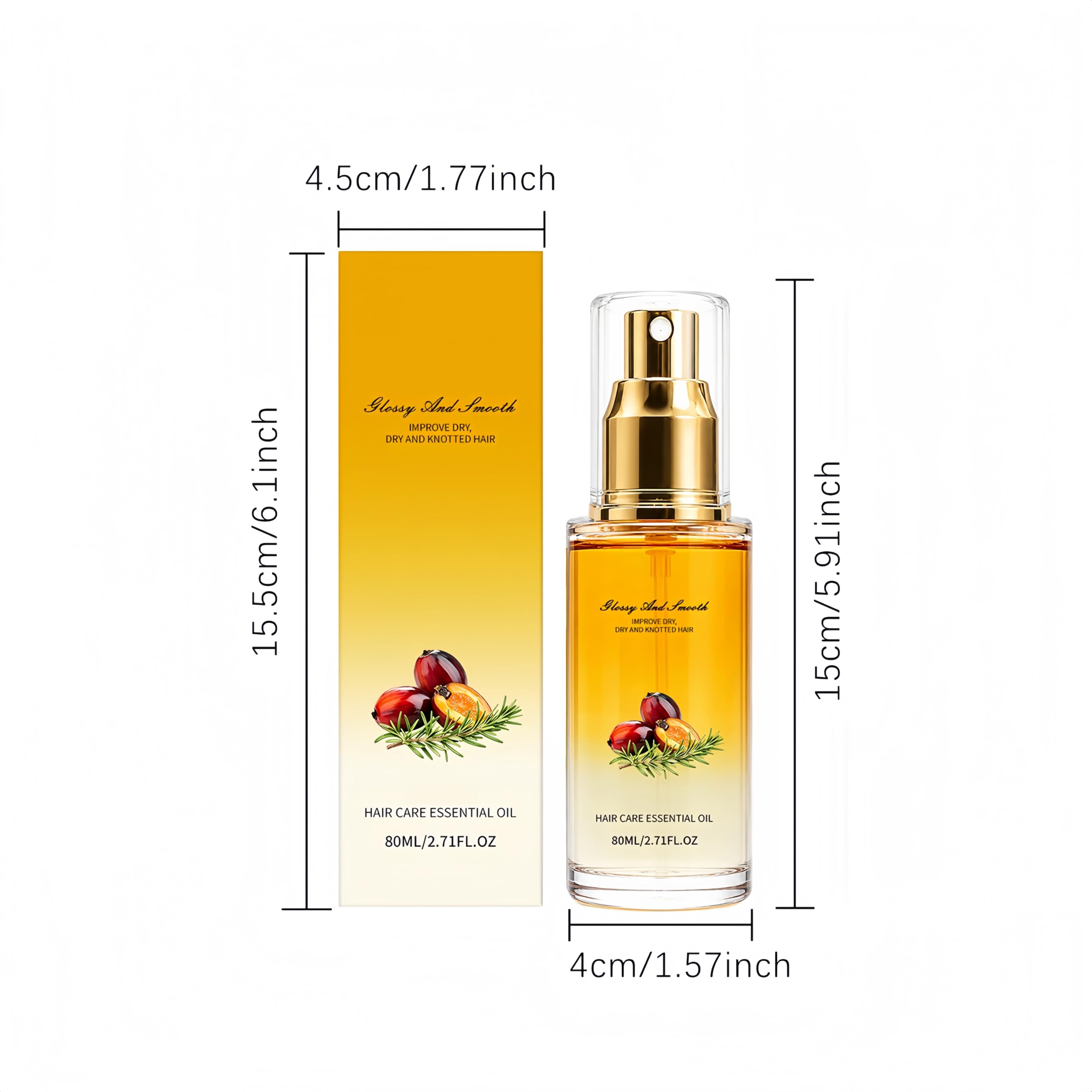 Olio spray leggero per capelli, olio balsamo senza risciacquo (3) | Anti-crespo e controllo dei capelli ribelli, lucentezza e districabilità per capelli secchi e ricci