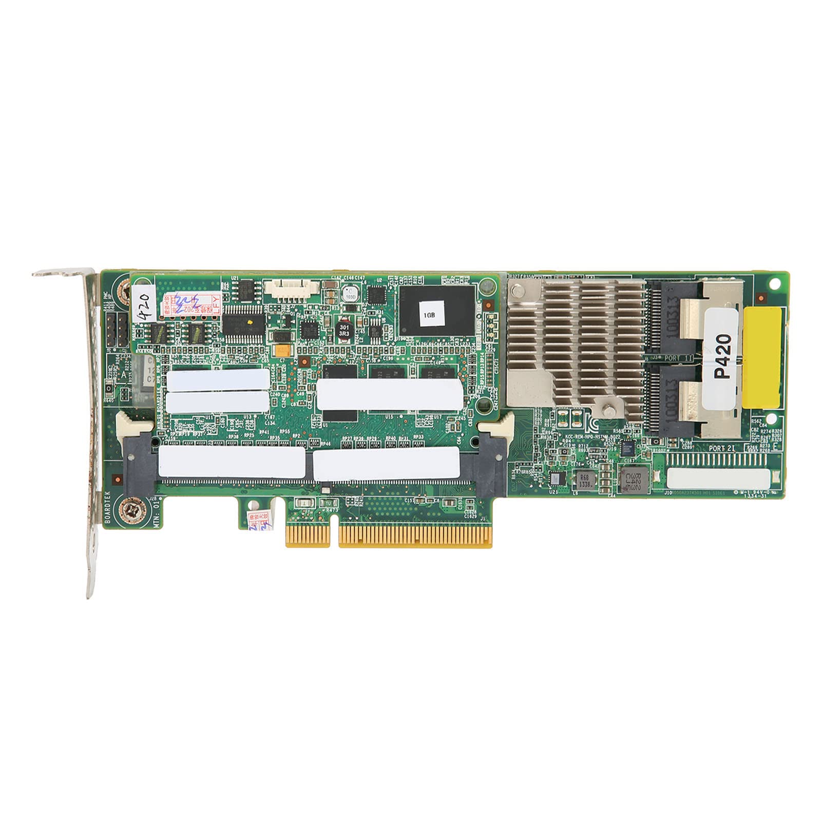Generic Scheda Array Server P420 Adattatore di Archiviazione Avanzato Ad Alte Prestazioni per ProLiant Gen8 Durevole 1 GB FBWC 6 GB 2 Porte