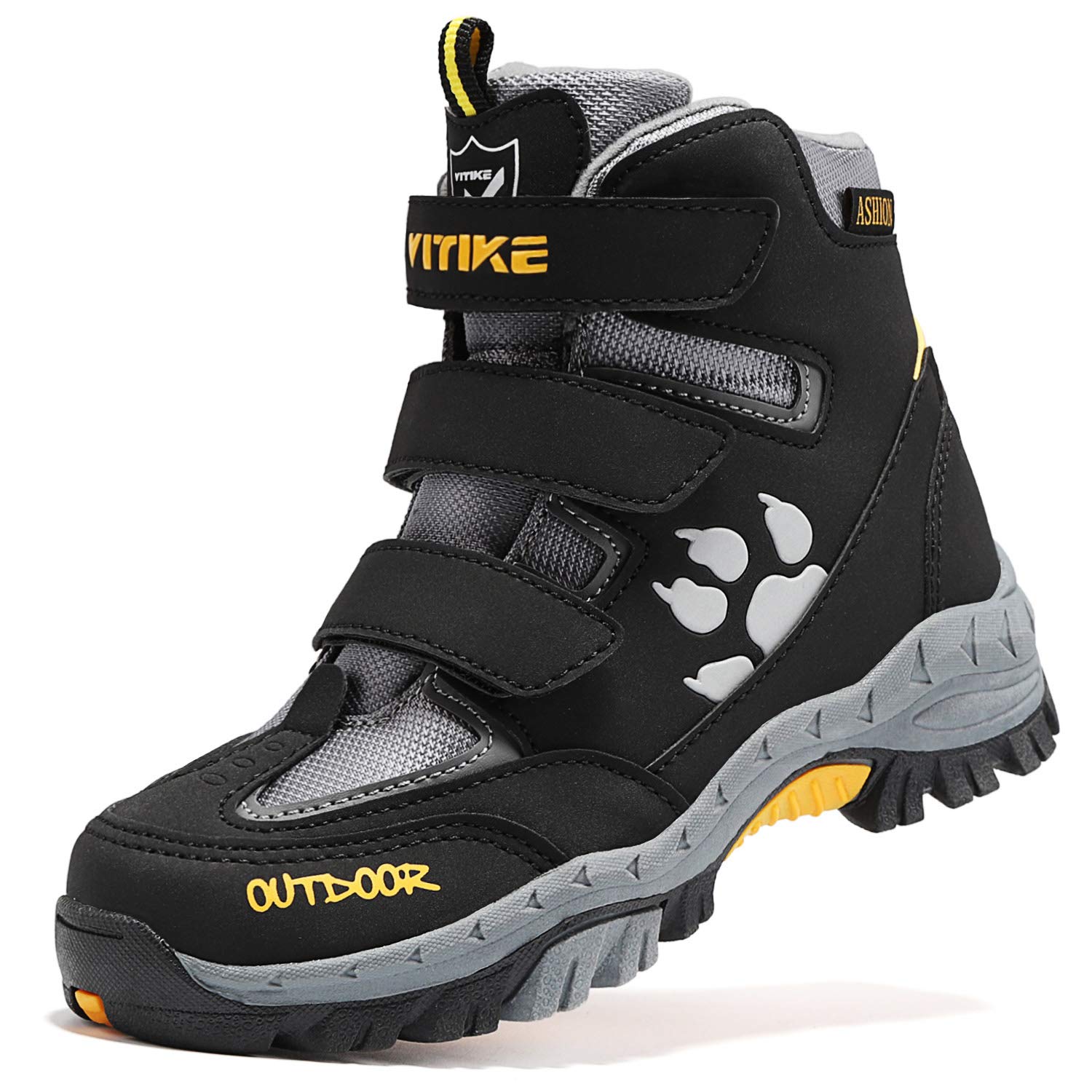 Kids Winter Snow Boots Trekking Climbing Outdoor Shoes Boys Trekking Waterproof Snowshoeing Childrens Hiking Boots