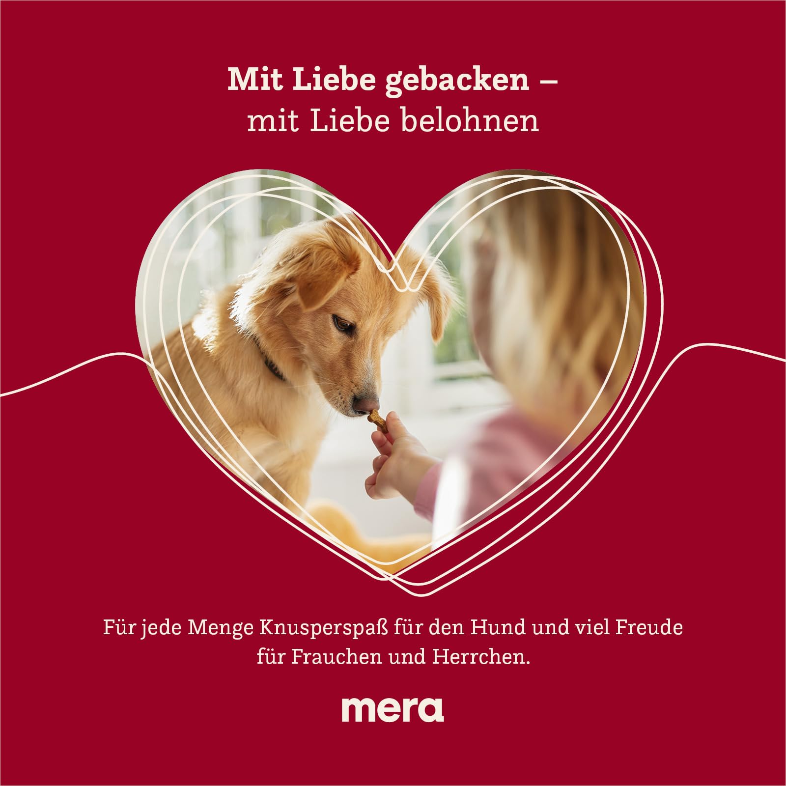 MERA Bakery Puppy Knochen Mix (1kg), Hundeleckerli für Training oder als Snack, Leckereien für Hunde aus natürlichen Zutaten, schonend gebackene Hundekekse