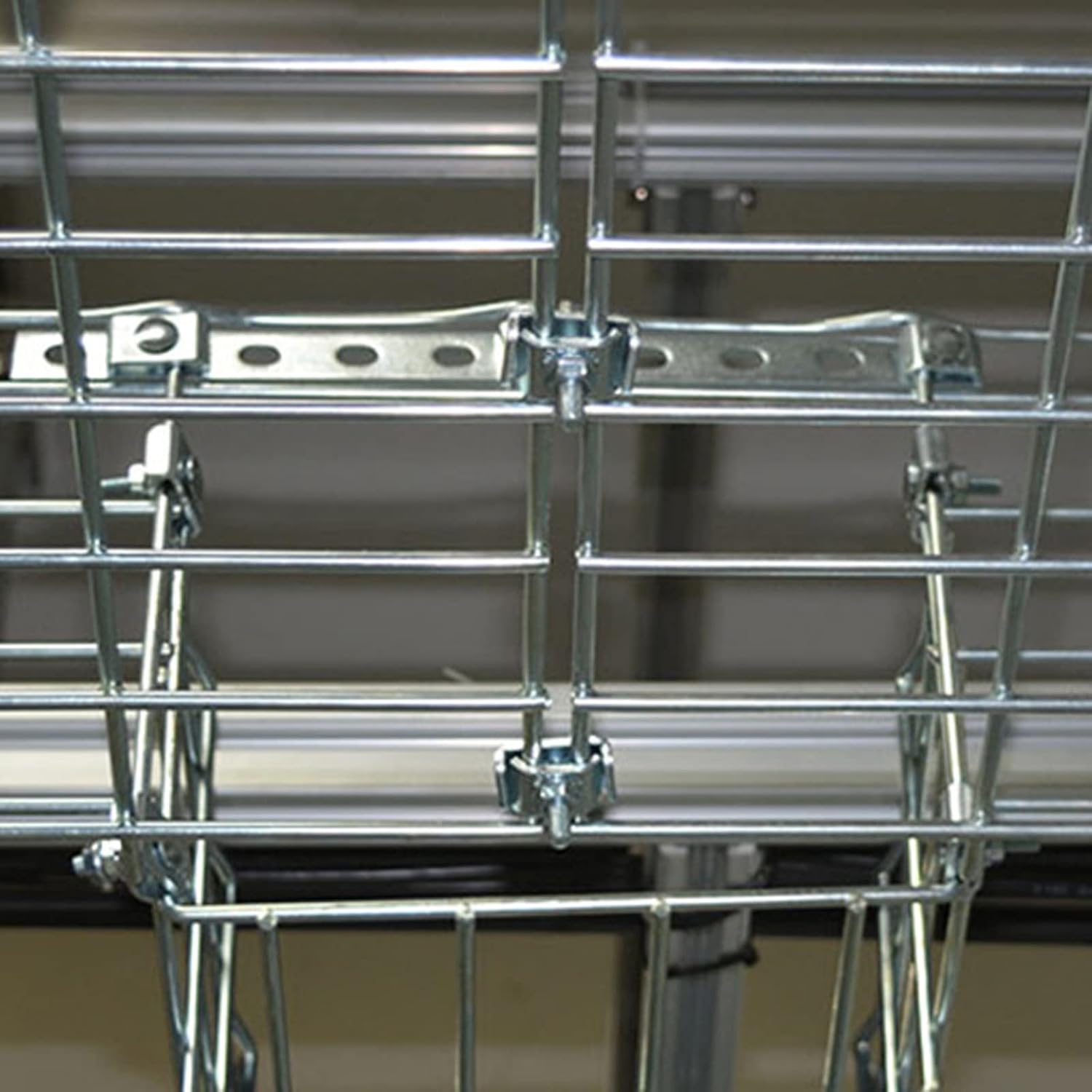 35 Sets of Grid Wall Connectors for Mesh Panel, Stainless Steel Mesh Joining Clips