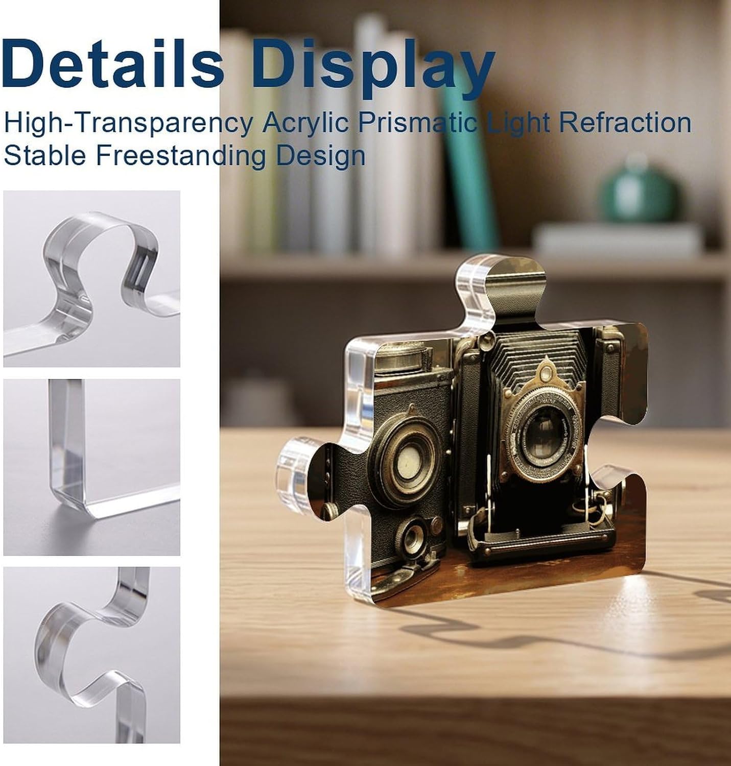 Puzzle Shape Acrylic Desktop Ornament for Home Tabletop Decoration image 3