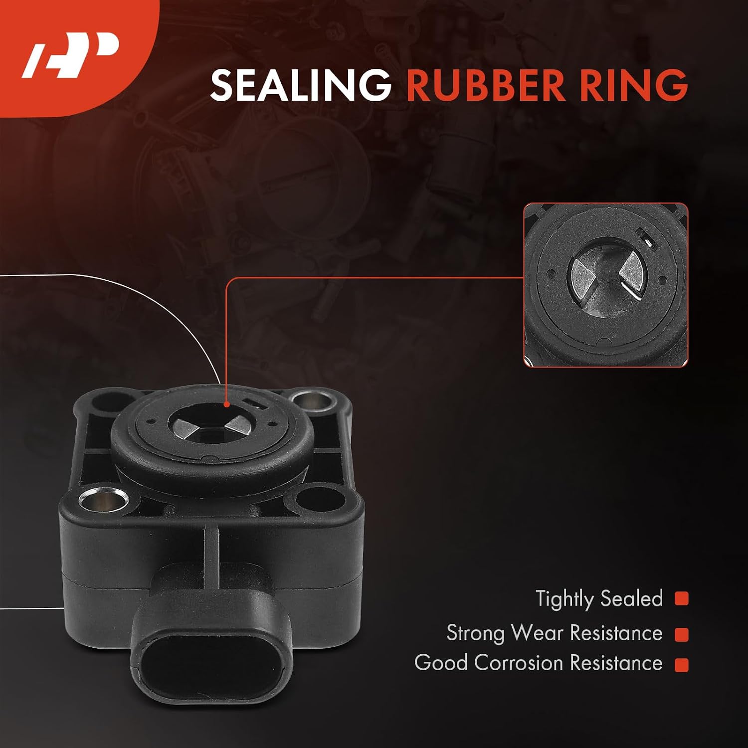 A-Premium Throttle Position Sensor Compatible with Dodge D250/D350/W250/W350 1990 1991 1992 1993, OHV, Diesel, 5.9L