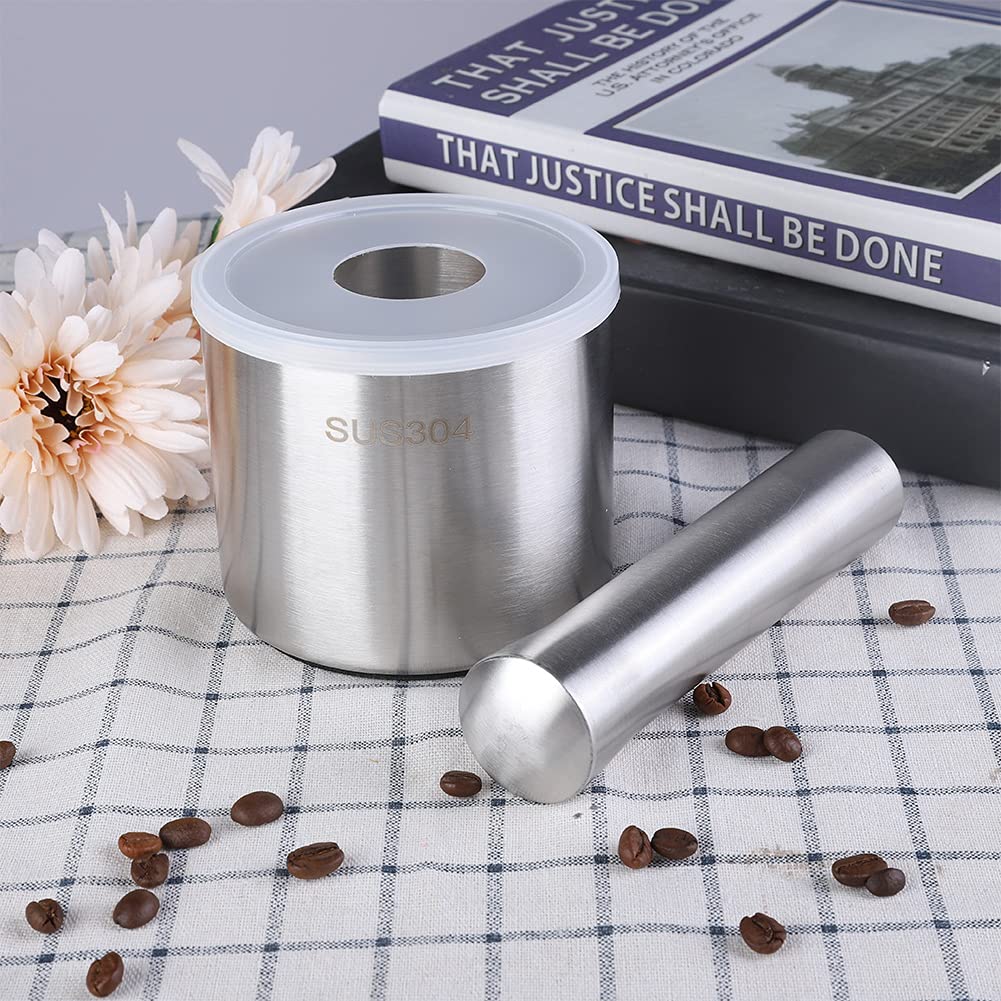 Set mortaio e pestello, frantoio per pillole in acciaio inossidabile, tritatutto per alimenti manuale, strumento per affettare, macinare e frantumare spezie e noci