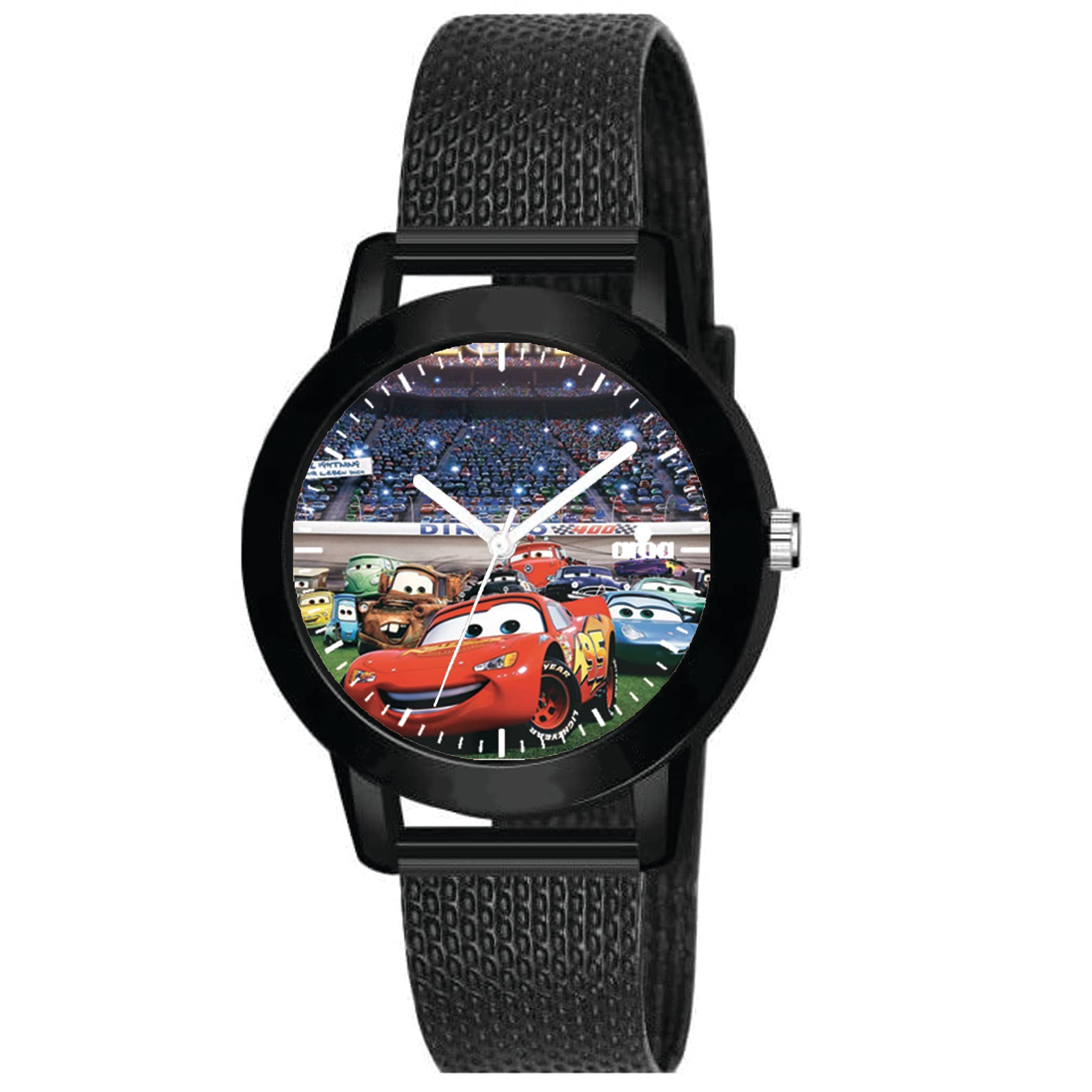 AROA Watch New Watch for Kids All Pixar Cars Model : 649 Kids Black Metal Type Rubber Analog Watch Red Dial for Kids Stylish Watch for Boys (B0C6QFLRSC) Amazon Price History, Amazon Price Tracker