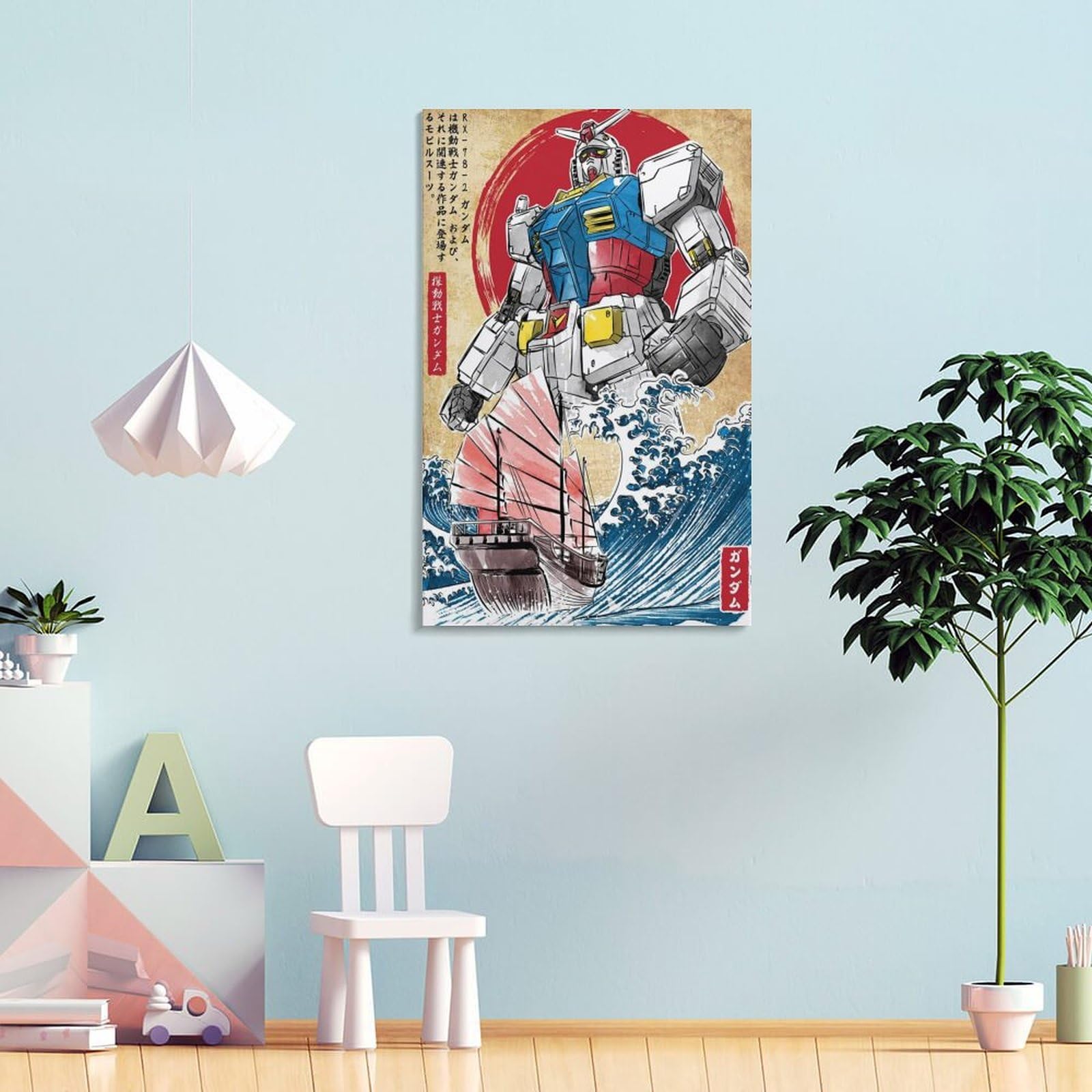 Amazon.co.jp: RX-78-2ガンダム “モダン家庭用キャンバスアート
