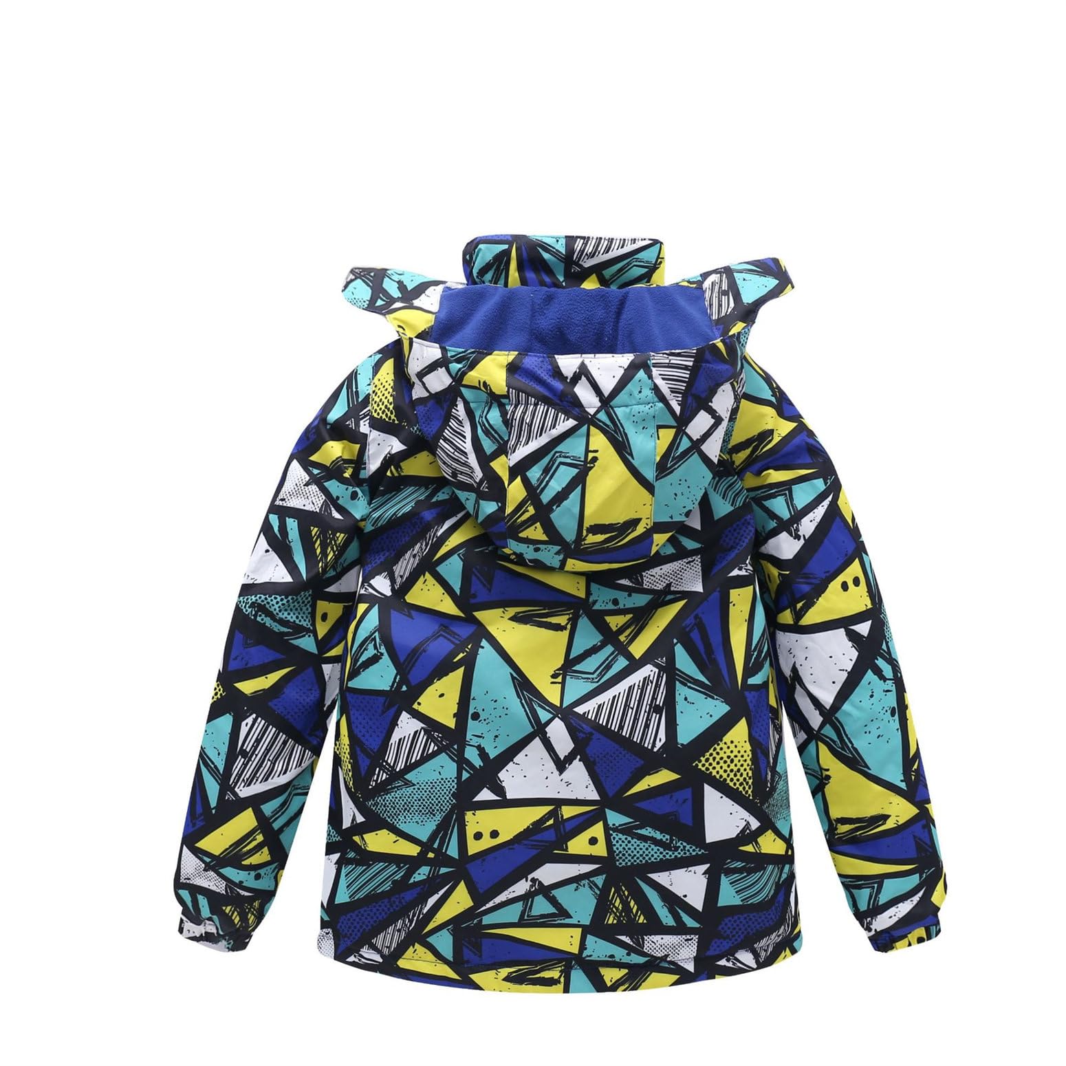 Chaqueta Impermeable Niños con Capucha y Forro Polar Junior Vintage Militar Camuflaje Chaquetas A Prueba Primavera Otoño Lluvia Chico Softshell Abrigo de Senderismo