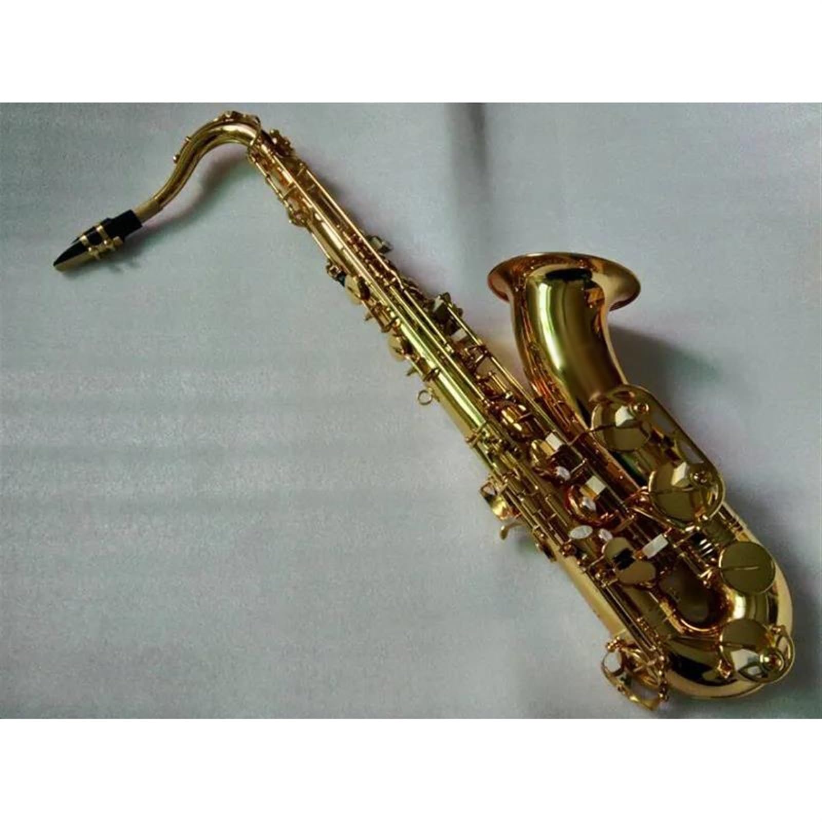Profesjonalny Saksofon Tenorowy Tenorowy Bb Grający Na Złotym Saksofonie Tenorowym Elektroforetycznym Z Ustnikiem profesjonalny Saksofon