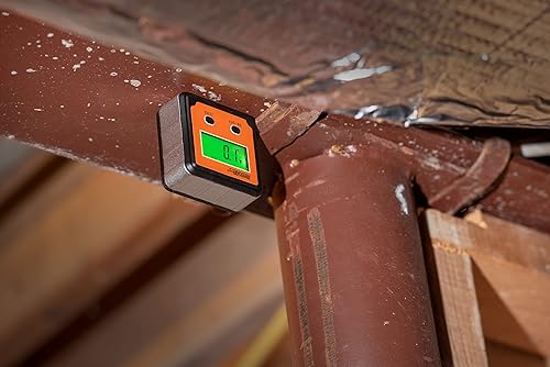 Miniatura 5 de Johnson Level & Tool 1886-0000 - Localizador magnético digital de ángulo con 2 botones, naranja, 1 localizador