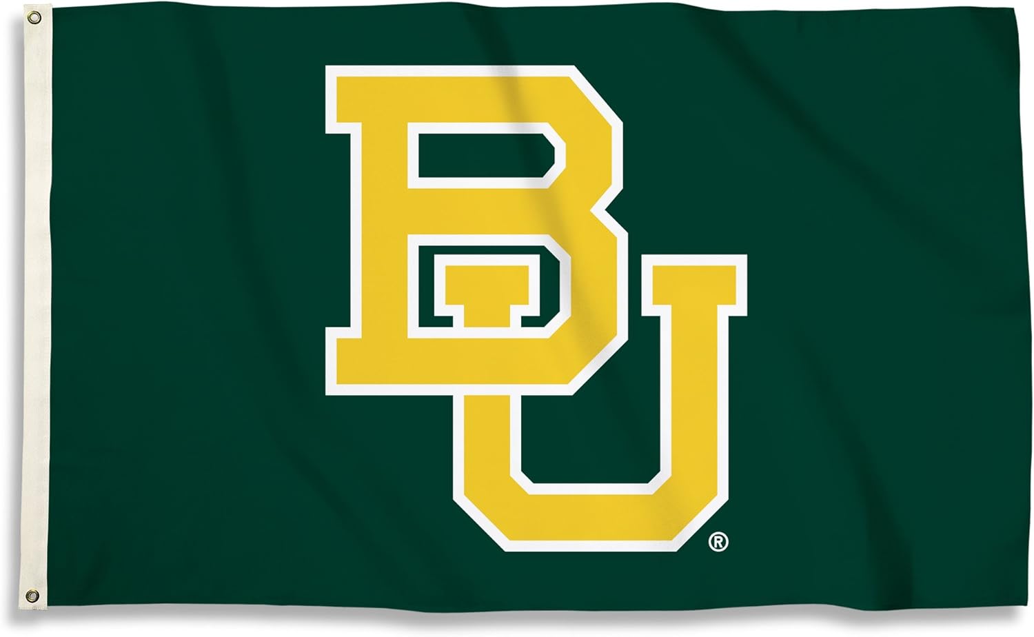 BSI Products, INC. - Baylor Bears 3’x5’ Flag with Heavy-Duty Brass Grommets - BU Football, Basketball and Baseball Pride - High Durability for Indoor and Outdoor Use - Great Gift Idea - Classic