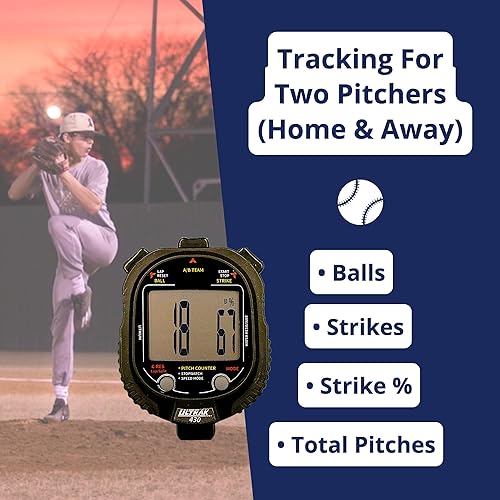 Miniatura 6 de Ultrak Contador de tono 430 y velocidad de tono con 2 cronómetros de memoria