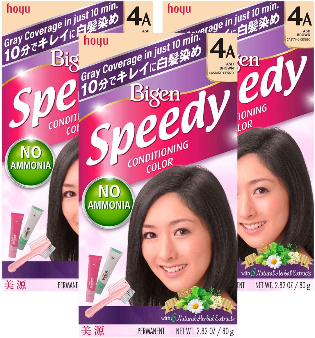 Speedy Conditioning Color Kit: 4A Ash Brown - 3 Pack
