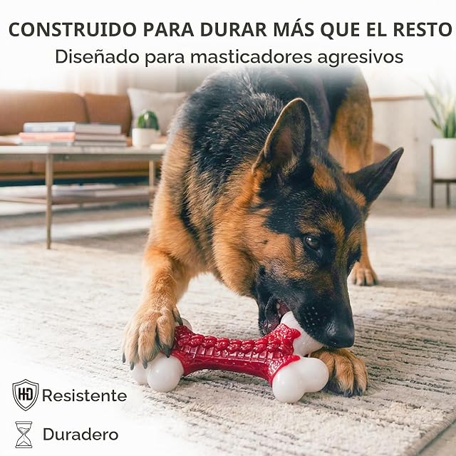 Foto 3 de 8 de Kseroo Juguetes Resistentes para Perros, Juguetes para masticadores agresivos, Razas Grandes