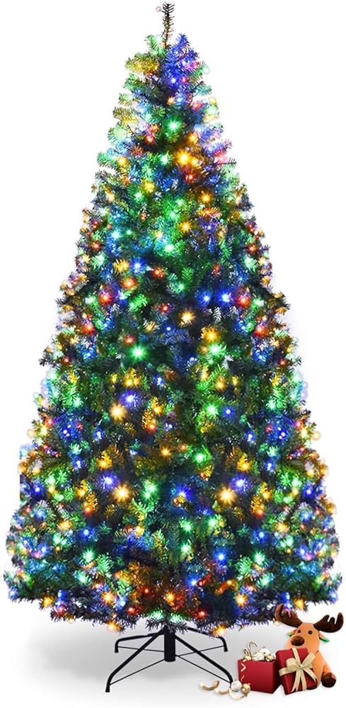 Amazon.com: DREAMADE 7ft Prelit Christmas Tree, Xmas Tree
